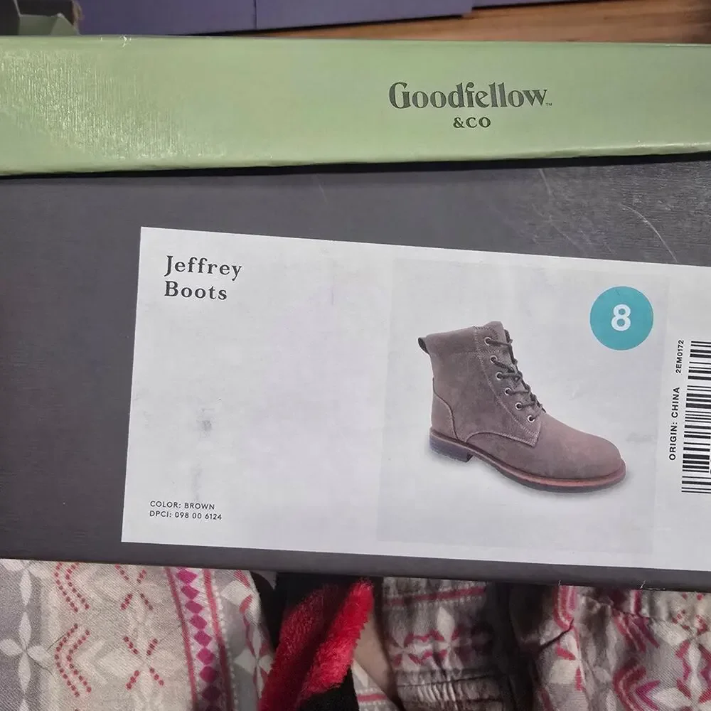 Goodfellow & Co Men's Jeffrey Combat Boots Size 8 NWT